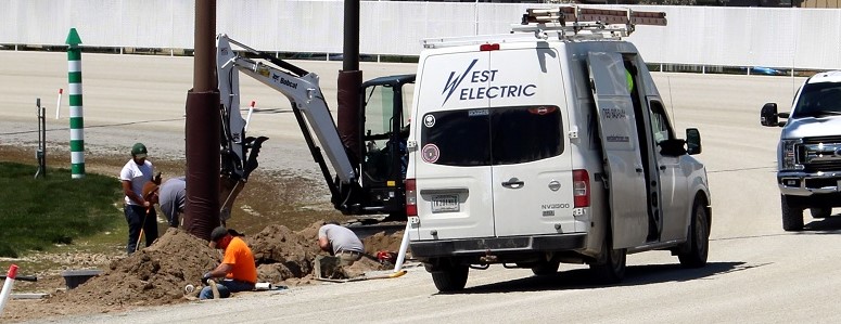 Hoosier Park Lighting Installation